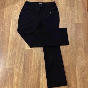 Express Supersoft Twill Bootcut size 10R in Black